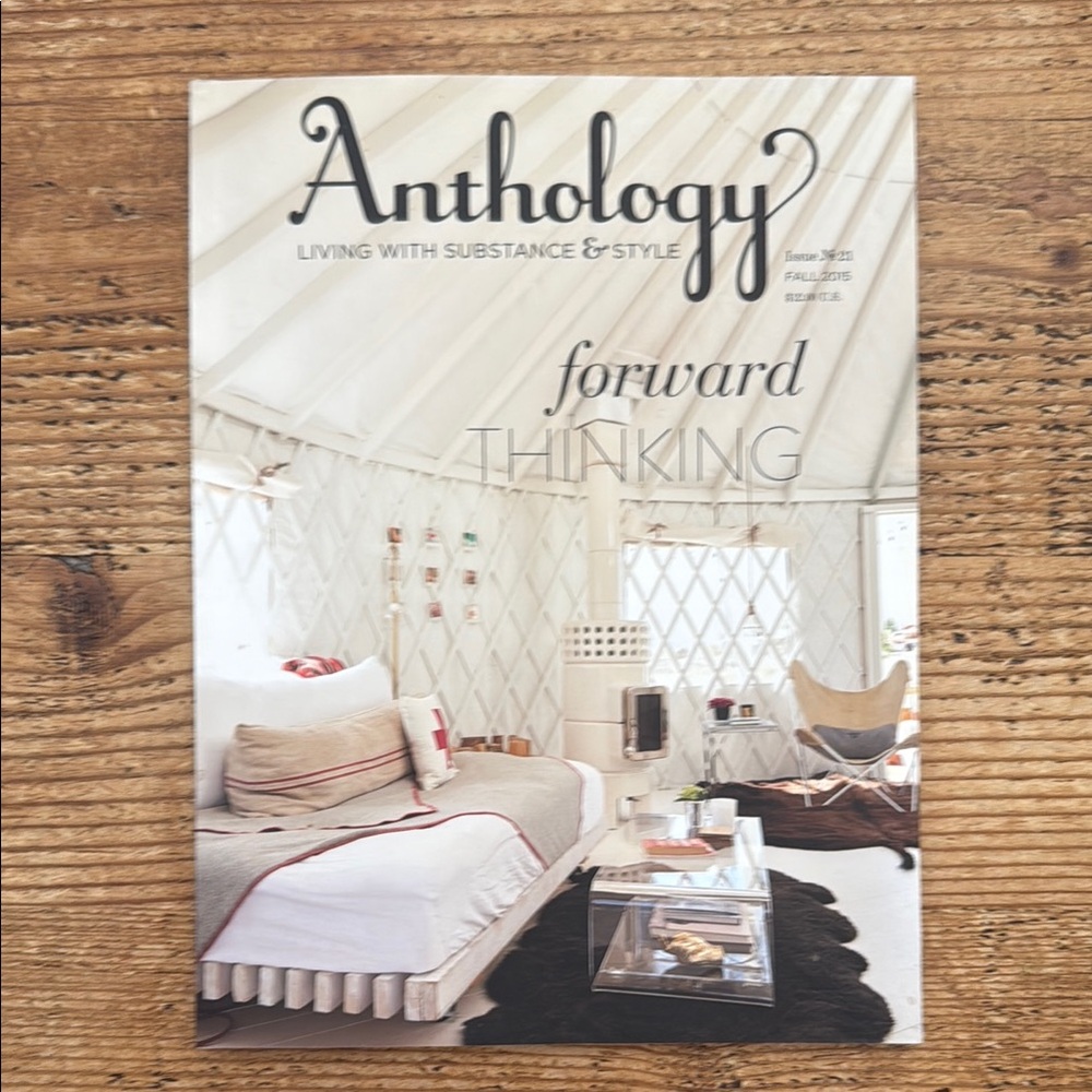 Anthropologie Anthology Coffee Table Book - White and Black